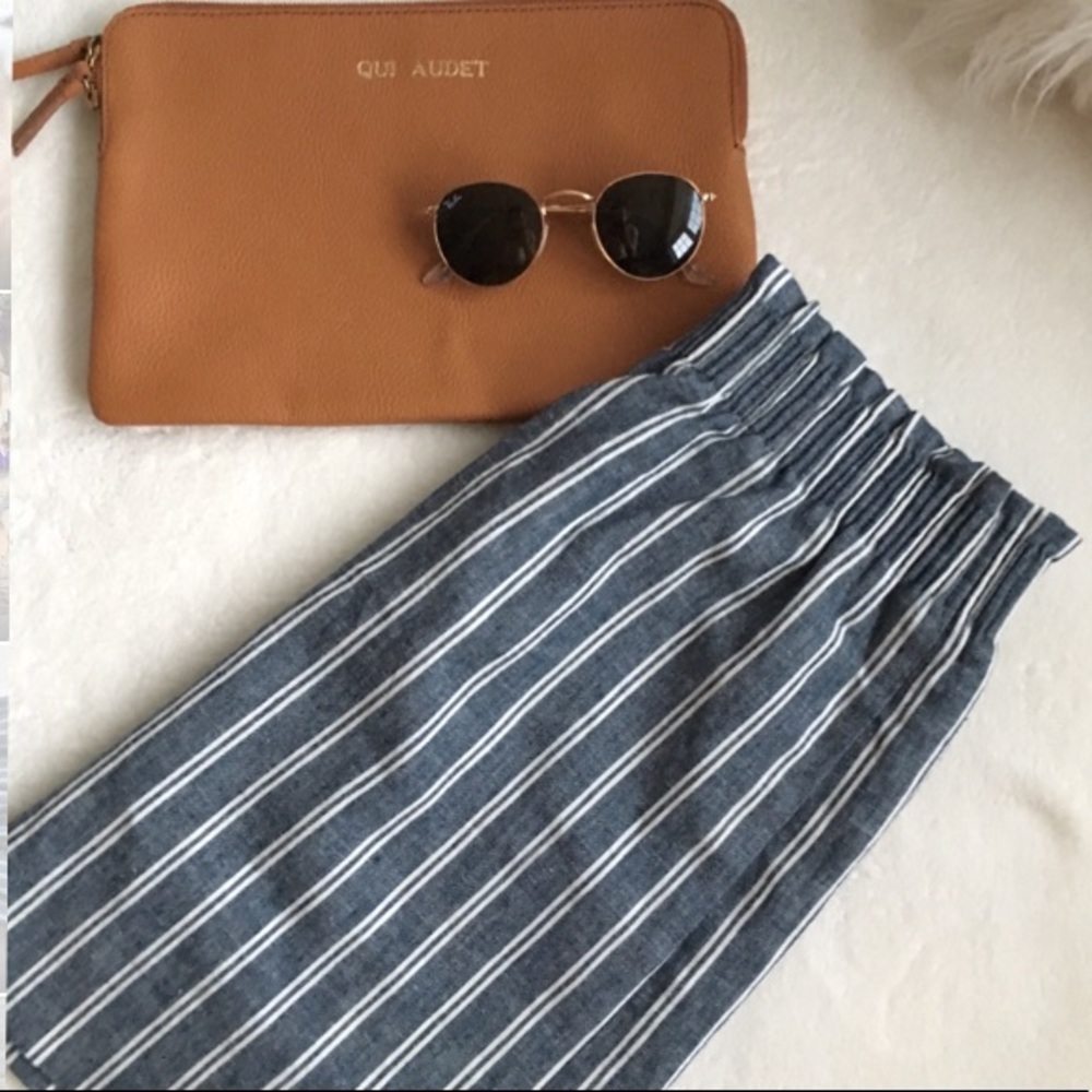 J. Crew Striped Sidewalk Skirt